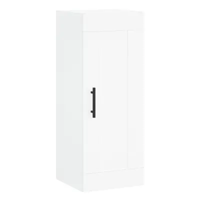 vidaXL Wall Mounted Cabinet Storage Cabinet Side Cabinet White Engineered Wood