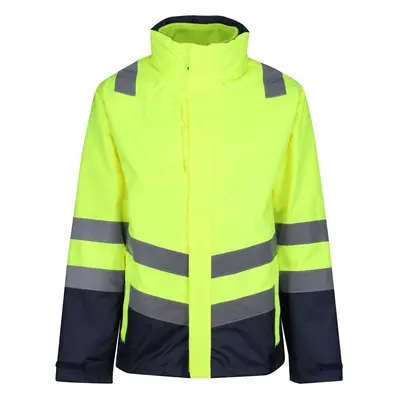 (M, Yellow/Navy) Regatta Mens in High-Vis Jacket