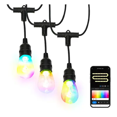 Outdoor RGBIC Smart Festoon IP65 Waterproof App Control String Lights