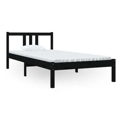 (black, x cm) vidaXL Solid Wood Bed Frame Wooden Platform Bed Multi Colours Multi Sizes