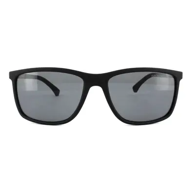 Emporio Armani Sunglasses 5063/81 Black Rubber Grey Polarized