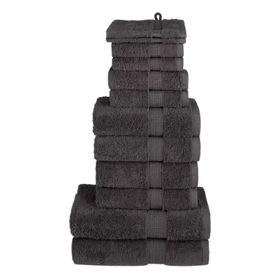 (anthracite) vidaXL Premium Towel Set Piece Shower Towel Bath Towel gsm 100% Cotton