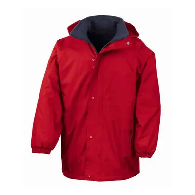 (M, Red/Navy) Result Mens StormDri Reversible Waterproof Jacket