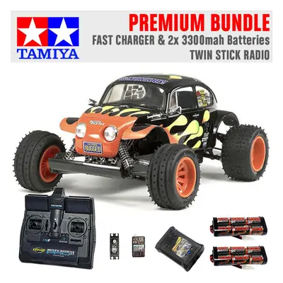 TAMIYA RC Blitzer Beetle 1:10 Premium Stick Radio Bundle