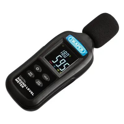 Draper DIGITAL SOUND LEVEL METER 12442 Handlheld Digital Sound Level Meter, 35-135dB and -20 to 