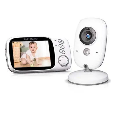 Baby Monitor With Camera And Night Vision, Baby Monitor Video Wireless 3.2'' Lcd Screen With Vox