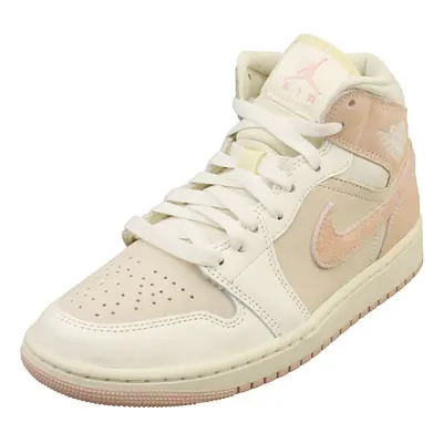 (5) Nike Air Jordan Mid Se Womens Fashion Trainers in Coconut Milk