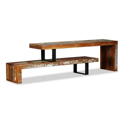 vidaXL Solid Reclaimed Wood TV Stand Unit Side Cabinet Sideboard Removable Top