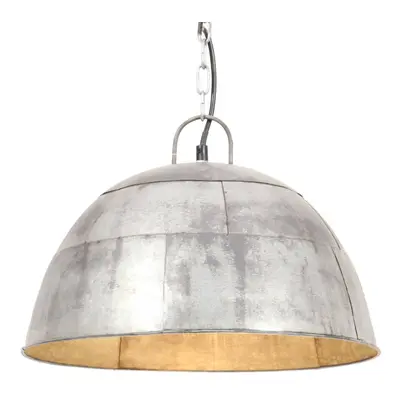 (silver, cm) vidaXL Industrial Vintage Hanging Lamp W Round E27 41cm/31cm Multi Colours