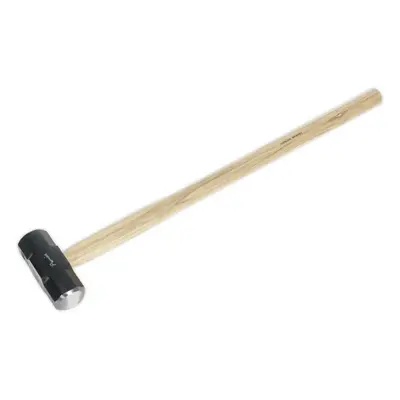 10lb Hardened Sledge Hammer - Hickory Wooden Shaft - Fine Grained Alloy Steel