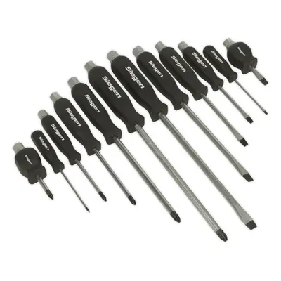 12 PACK Hammer Through Screwdriver Set - Hardened Steel Hammer Strike Chisel Cap