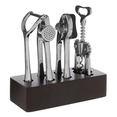 Premier Housewares Paragon 5pc Chrome Finish Kitchen Gadget Set