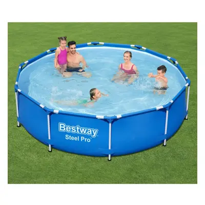 Bestway Steel Pro Swimming Pool Outdoor Garden Backyard Summer Frame Pool