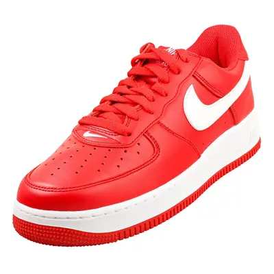 Nike Air Force Low Retro Qs Mens Fashion Trainers in Red White - 9.5 UK