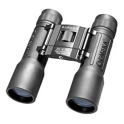 Barska Optics - Binoculars AB10670 20x32 Lucid View- Black- Compact- Blue Lens