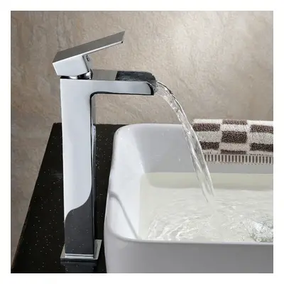 Origin Tall Waterfall Basin Mono Mixer Tap Chrome