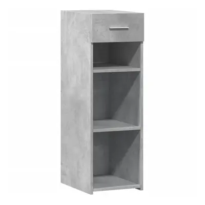 (concrete grey) vidaXL Sideboard Storage Cupboard Cabinet Highboard Smoked Oak Engineered Wood