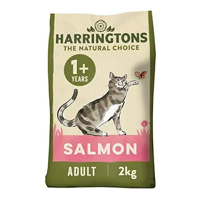 Harringtons Complete Adult Salmon Dry Cat food 2kg, Pack of