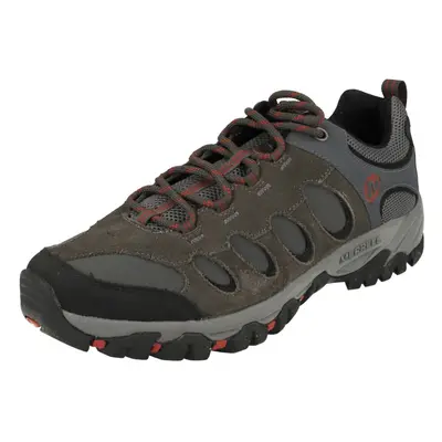 (UK 6.5, Granite/Red Ochre (Grey)) Mens Merrell Casual Lace Up Trainers Ridgepass Bolt