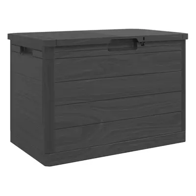 (anthracite) vidaXL Garden Storage Box Outdoor Cabinet Tool Chest Patio Tool Organiser