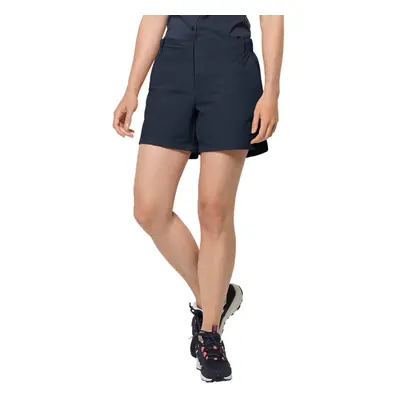 (XS, Night Blue) Jack Wolfskin Womens Pack & Go Moisture Wicking Quick Drying Hiking Shorts