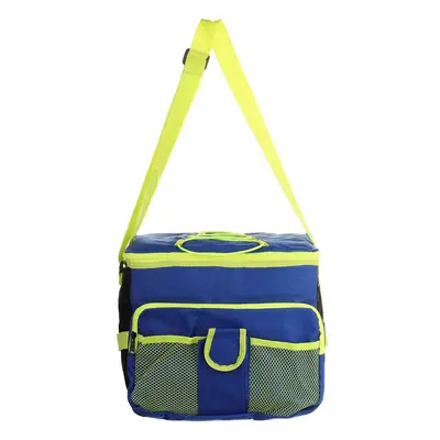 (Blue) 3L Insulated Lunch Bag Food Container Box Bag Food Delivery Bag Waterproof Lightweight Gr