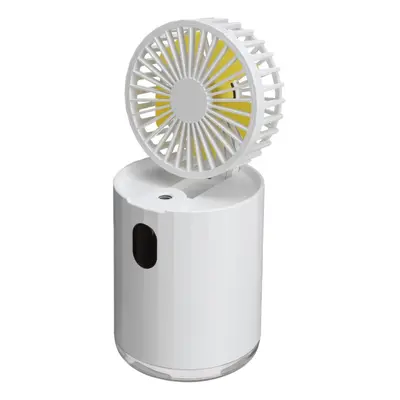 (White) Humidification Mini Fan USB Charging Spray Water Fan Portable Mini Humidifier Fan For Ho