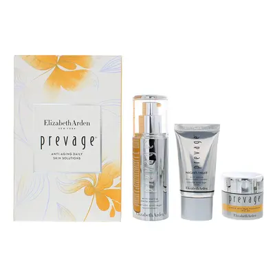 Elizabeth Arden Prevage Piece Gift Set: Daily Serum 30ml - Moisturizing Cream 15ml - Overnight C