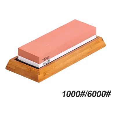 (1000#/6000#) Whetstone Sharpener Wet Water Grinding Whetstone Grinding System Polishing Grinder