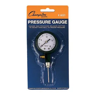 Champion Sports AG1 Pressure Gauge, Black