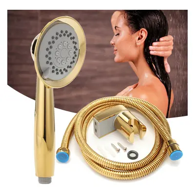 3 Function Shower Head Handheld With 1.5 Metre Hose Water Saving Bracket