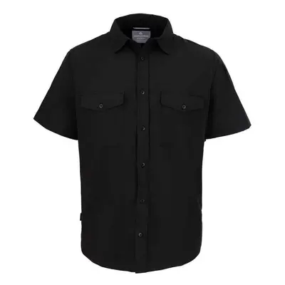 (M, Black) Craghoppers Mens Expert Kiwi Short-Sleeved Shirt