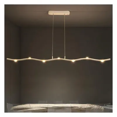 (85cm, Warm White) 85CM 125CM Modern LED Chandelier Pendant Light Fixture Restaurant Bedroom Liv