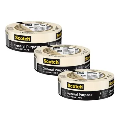 3M MMM205036AP-3 Masking Tape - mm General - Pack of