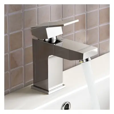 Leon Bathroom Basin Mixer Tap With Basin Waste Chrome