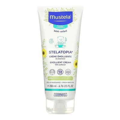 Mustela, Stelatopia, Emollient Cream with Sunflower, Fragrance Free