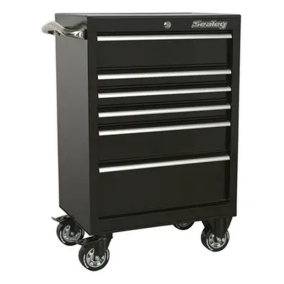 675 x x 1050mm Drawer BLACK Portable Tool Chest Locking Mobile Storage