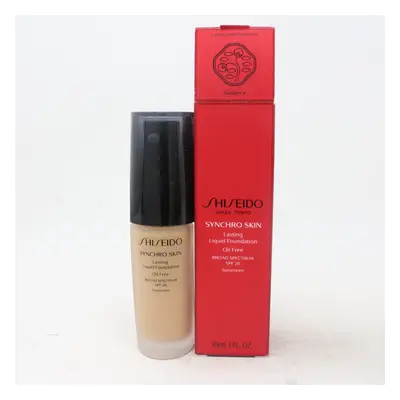 (Golden 4) Shiseido Synchro Skin Lasting Liquid Foundation Spf 1oz/30ml New With Box