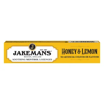 JAKEMANS Honey & Lemon Menthol Sweets - Stick Pack 41g (Pack of 20)