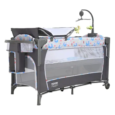 VEVOR Baby Bassinet Bedside Crib lbs Load Capacity Foldable Bedside Sleeper