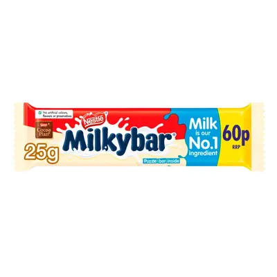 Milkybar White Chocolate Medium Bar 25g (Pack of 40)