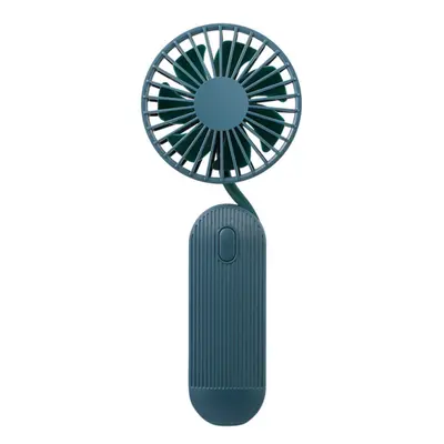 (Green) 2000mAh USB Portable Fan Hanging Neck Fan Rechargeable Mini Sports Fans Gears Adjustable