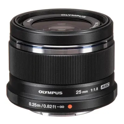 Olympus M.Zuiko Digital 25mm f/1.8 Lens (Black) V311060BU000 B&H