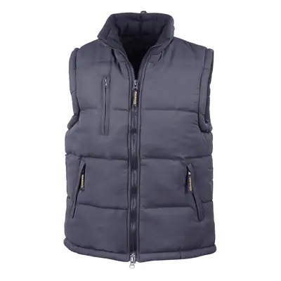 (L, Navy Blue) Result Mens Ultra Padded Bodywarmer Water Repellent Windproof Jacket