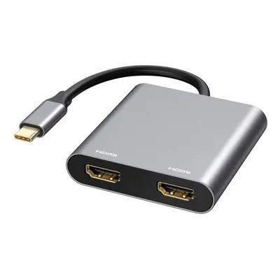 USB C to Dual HDMI Adapter Converter With HDMI*2 USB3.0 PD Power Delivery 4K HD For Macbook MacB