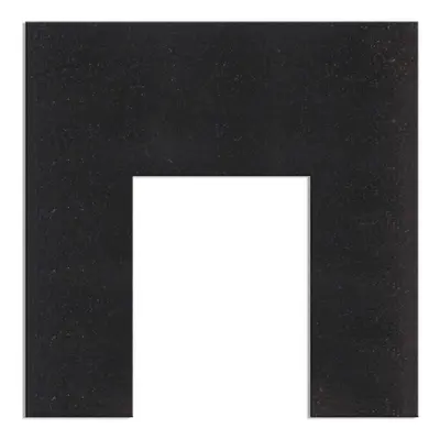 Adam Granite Stone Back Panel in Black, Inch