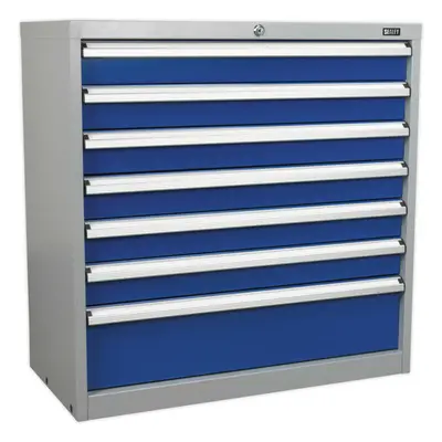 7 Drawer Industrial Cabinet - x x 900mm - Heavy Duty BB Drawer Slides