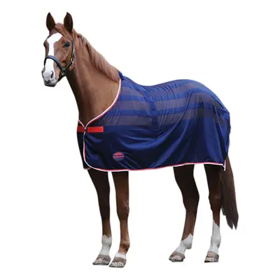 (4 ft 3, Navy/Red/White) Weatherbeeta Scrim Cooler Standard Neck Rug