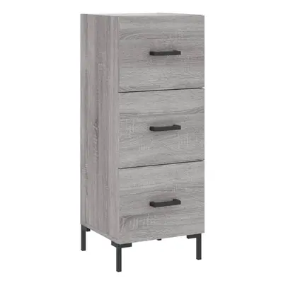 vidaXL Sideboard Storage Side Cabinet Cupboard Grey Sonoma Engineered Wood