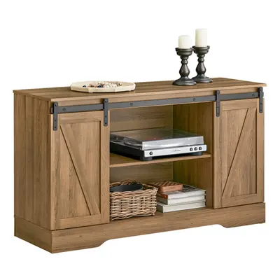 SoBuy FSB60-BR, Storage Cabinet Sideboard with Sliding Doors